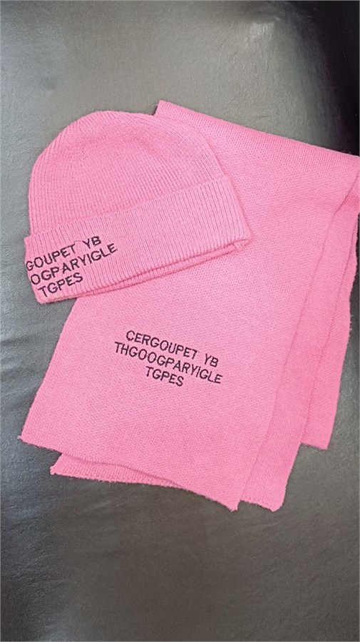 Комплект шапка с шарфом 6808