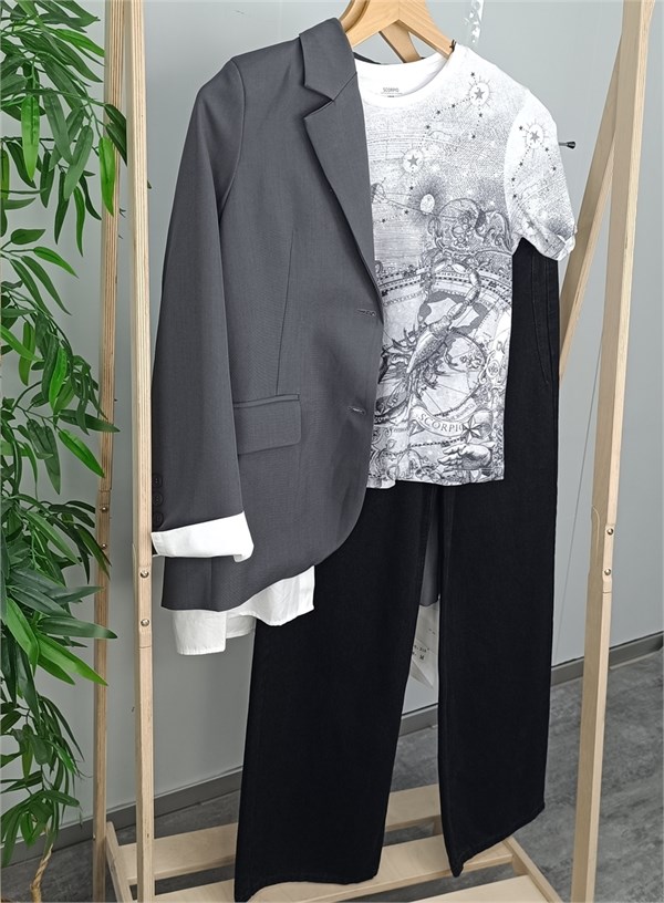 Джинсы WIDE LEG 2498 2125